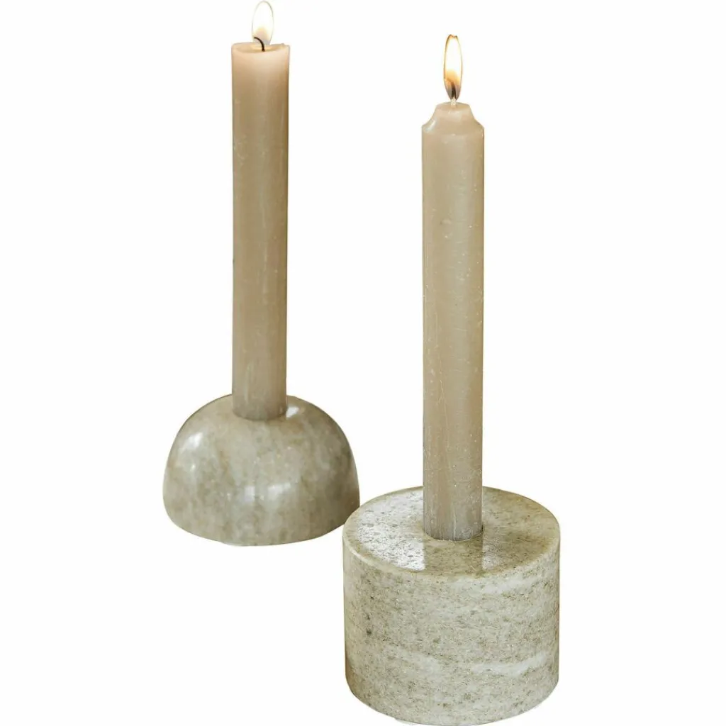 LOBERON Bougeoirs|Porte-Bougies*Lot de 2 bougeoirs Najira