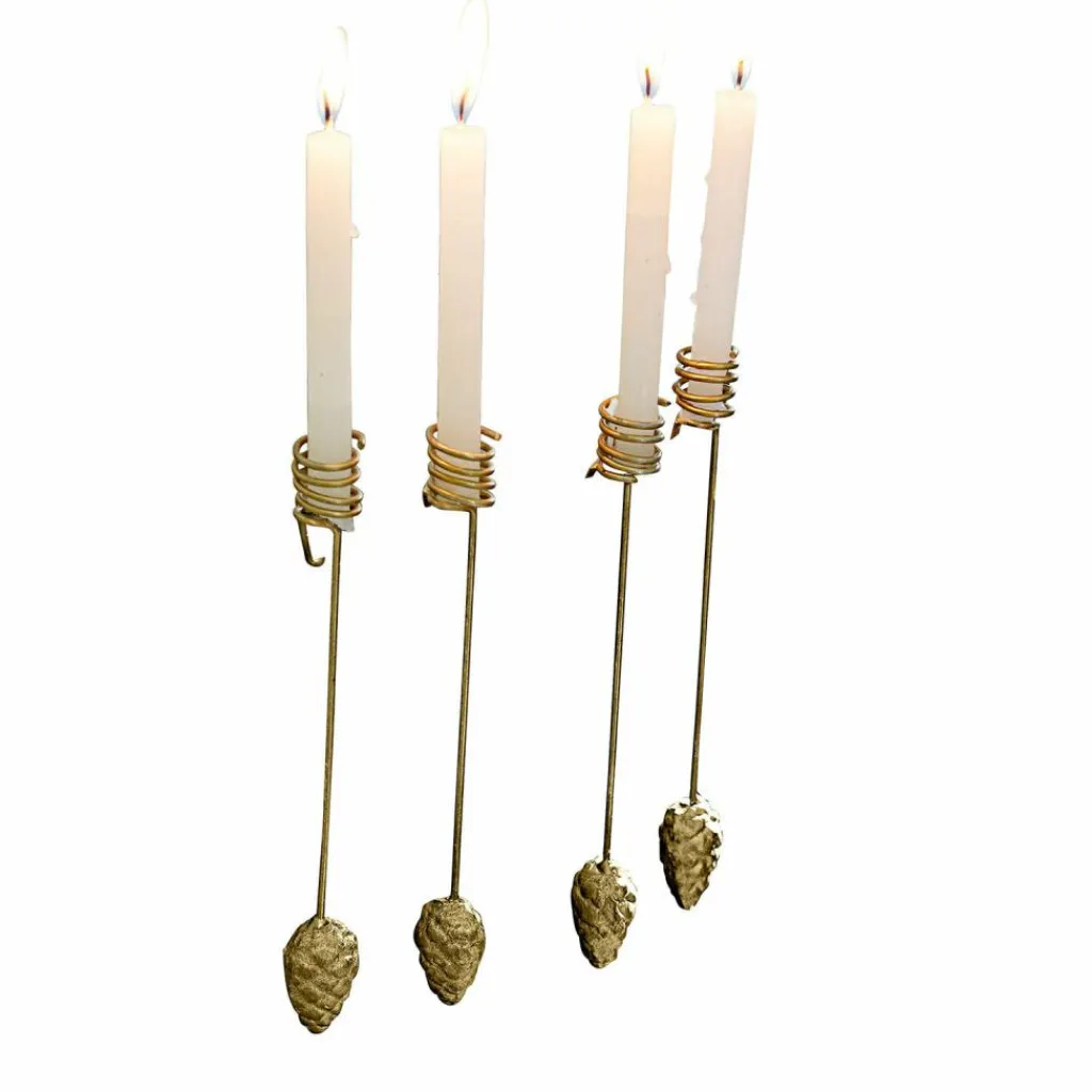 LOBERON Bougeoirs|Porte-Bougies*Lot de 4 bougeoirs Norélie