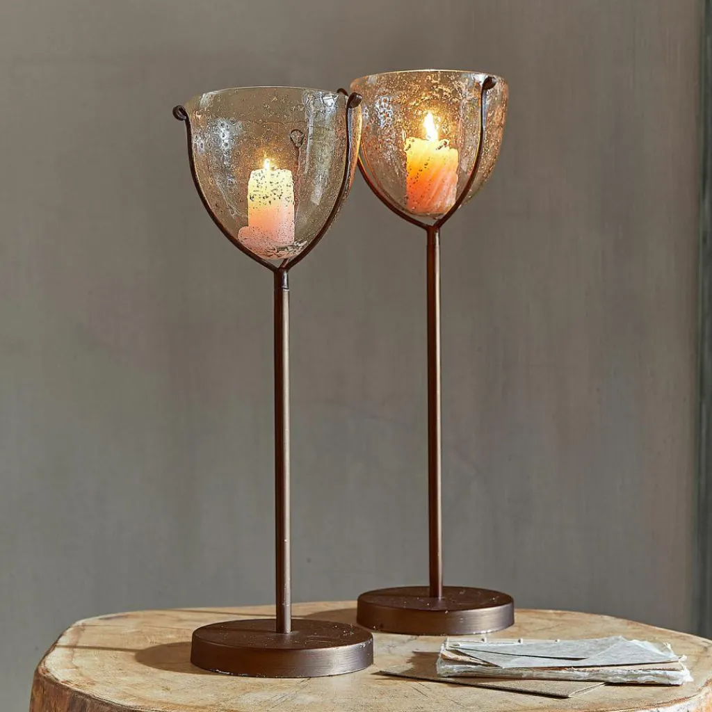 LOBERON Bougeoirs|Porte-Bougies*Lot de 2 bougeoirs Piacello