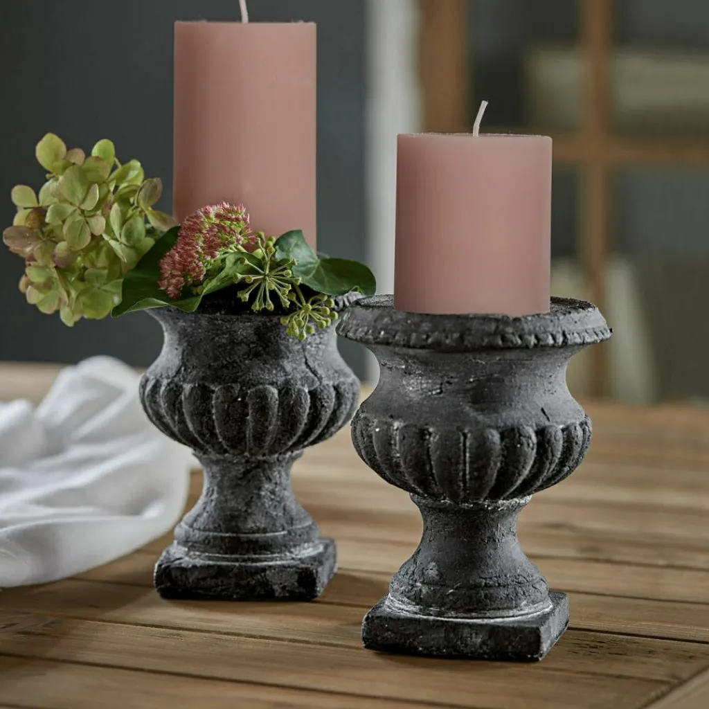 LOBERON Bougeoirs|Porte-Bougies*Lot de 2 bougeoirs Renny