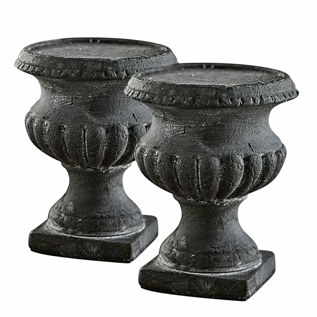 LOBERON Bougeoirs|Porte-Bougies*Lot de 2 bougeoirs Renny