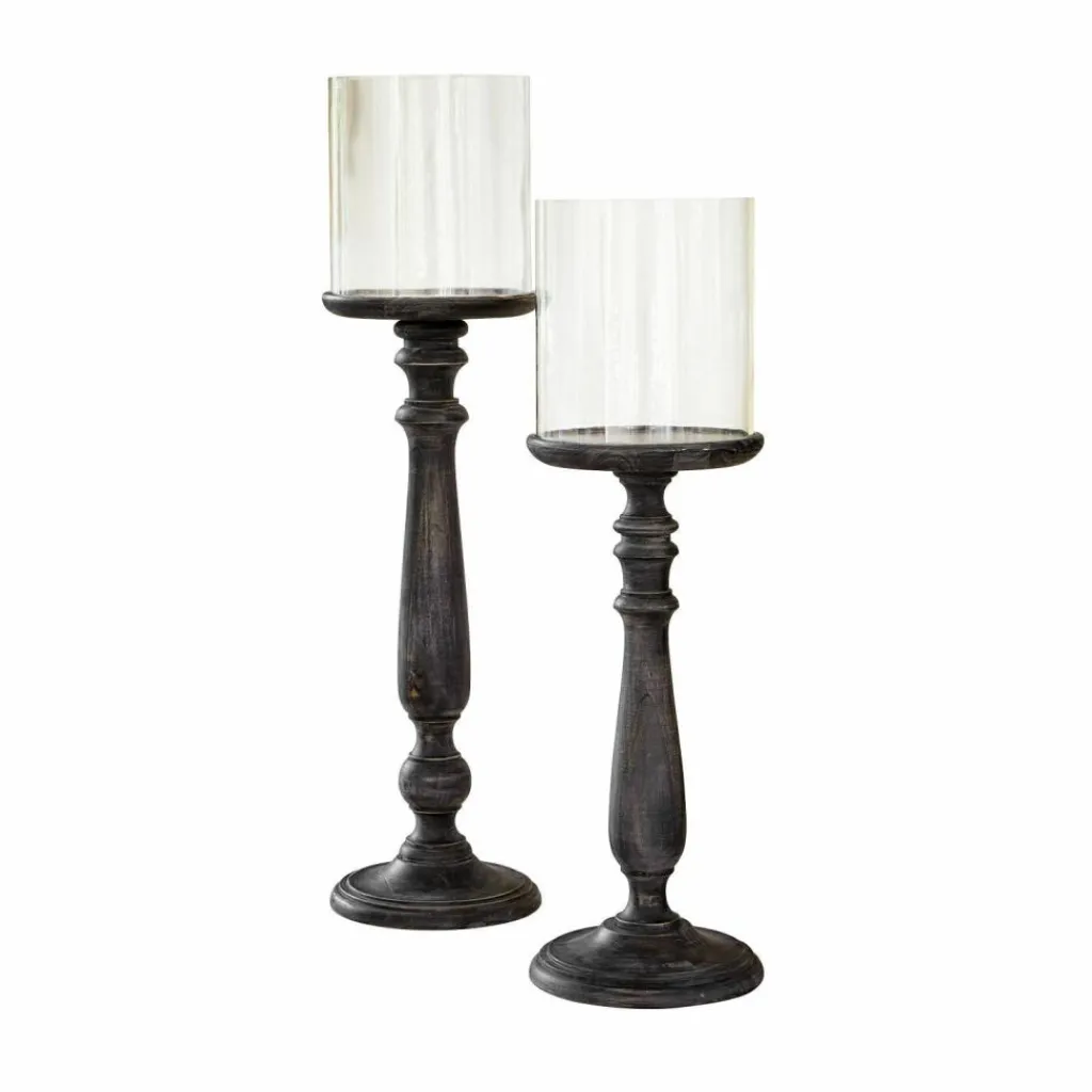 LOBERON Bougeoirs|Porte-Bougies*Lot de 2 bougeoirs Reville