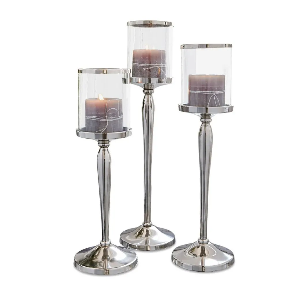 LOBERON Bougeoirs|Porte-Bougies*Lot de 3 bougeoirs Serres