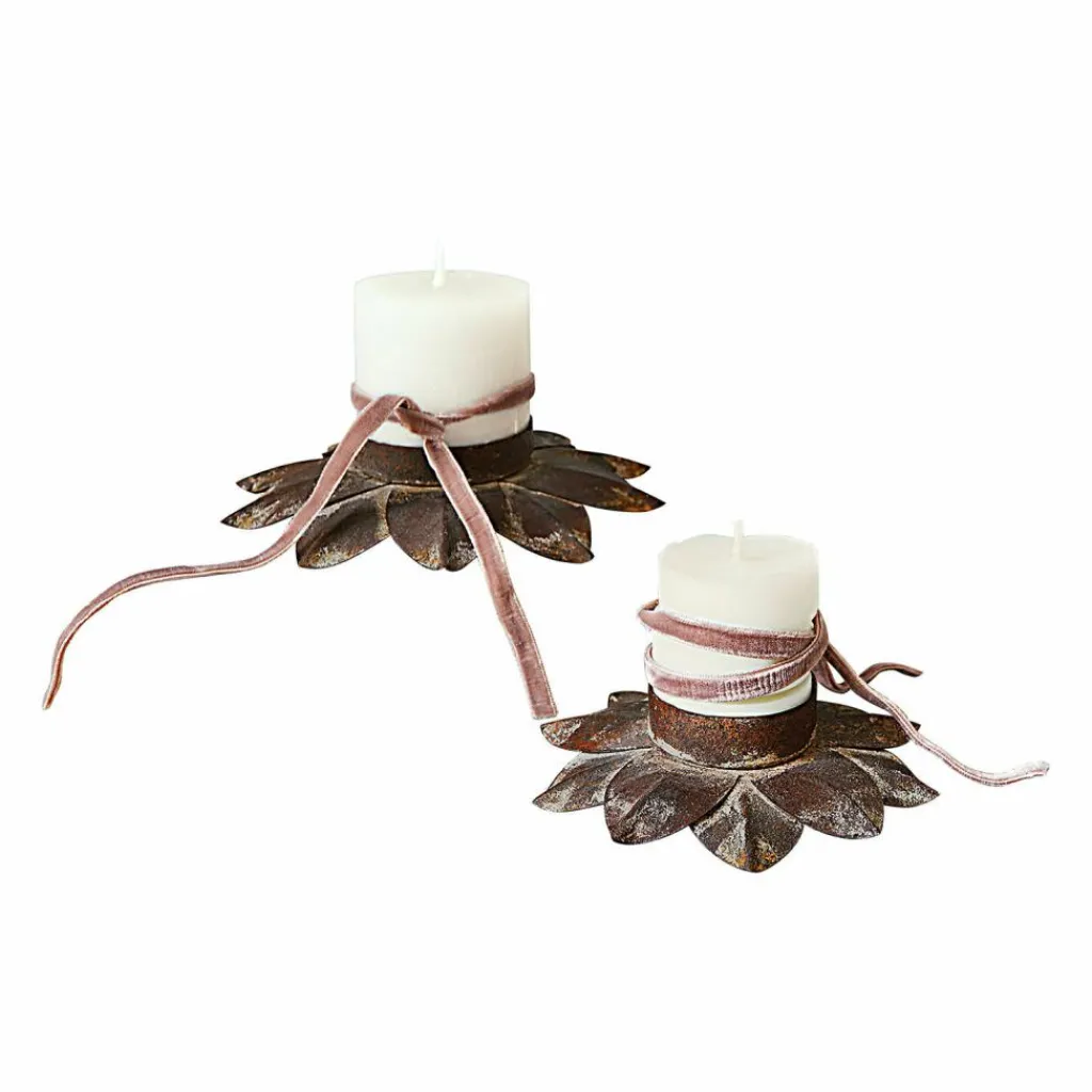 LOBERON Bougeoirs|Porte-Bougies*Lot de 2 bougeoirs Viverto