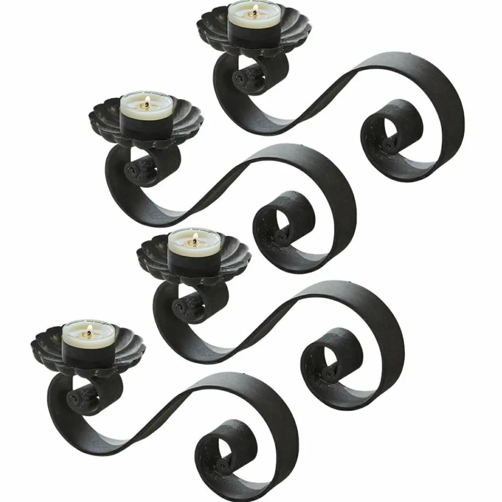 LOBERON Bougeoirs|Porte-Bougies*Lot de 4 bougeoirs Vorelin