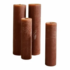 LOBERON Bougies|Porte-Bougies*Lot de 4 bougies Avinal