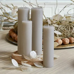 LOBERON Bougies|Porte-Bougies*Lot de 4 bougies Avinal