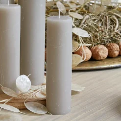 LOBERON Bougies|Porte-Bougies*Lot de 4 bougies Avinal