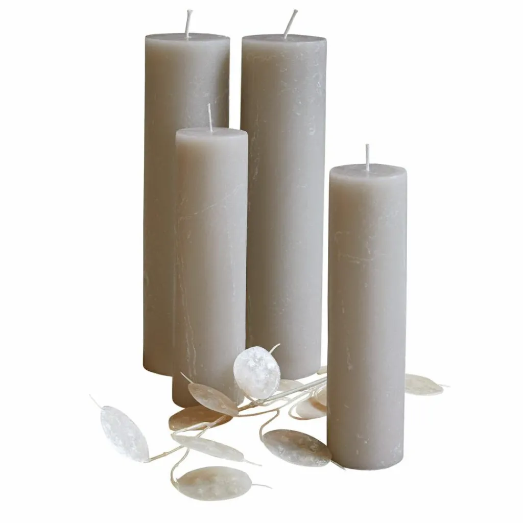 LOBERON Bougies|Porte-Bougies*Lot de 4 bougies Avinal