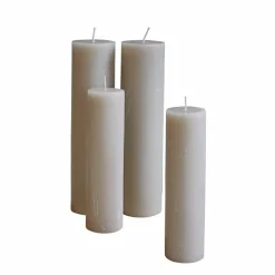 LOBERON Bougies|Porte-Bougies*Lot de 4 bougies Avinal