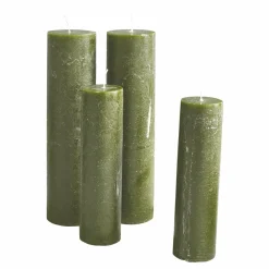 LOBERON Bougies|Porte-Bougies*Lot de 4 bougies Avinal