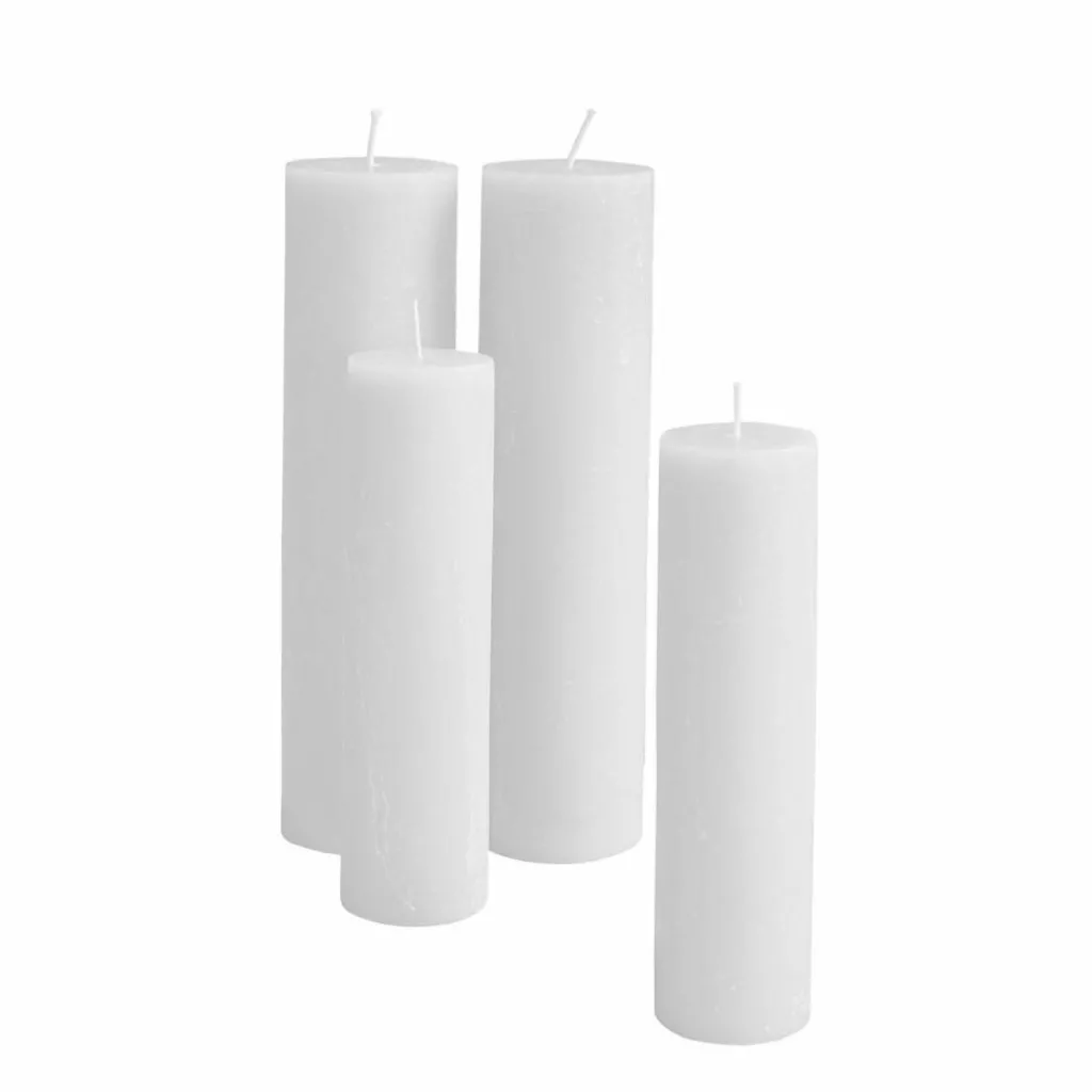 LOBERON Bougies|Porte-Bougies*Lot de 4 bougies Avinal