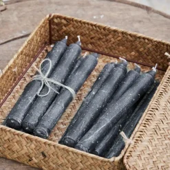 LOBERON Bougies|Porte-Bougies*Lot de 12 bougies Bauceau