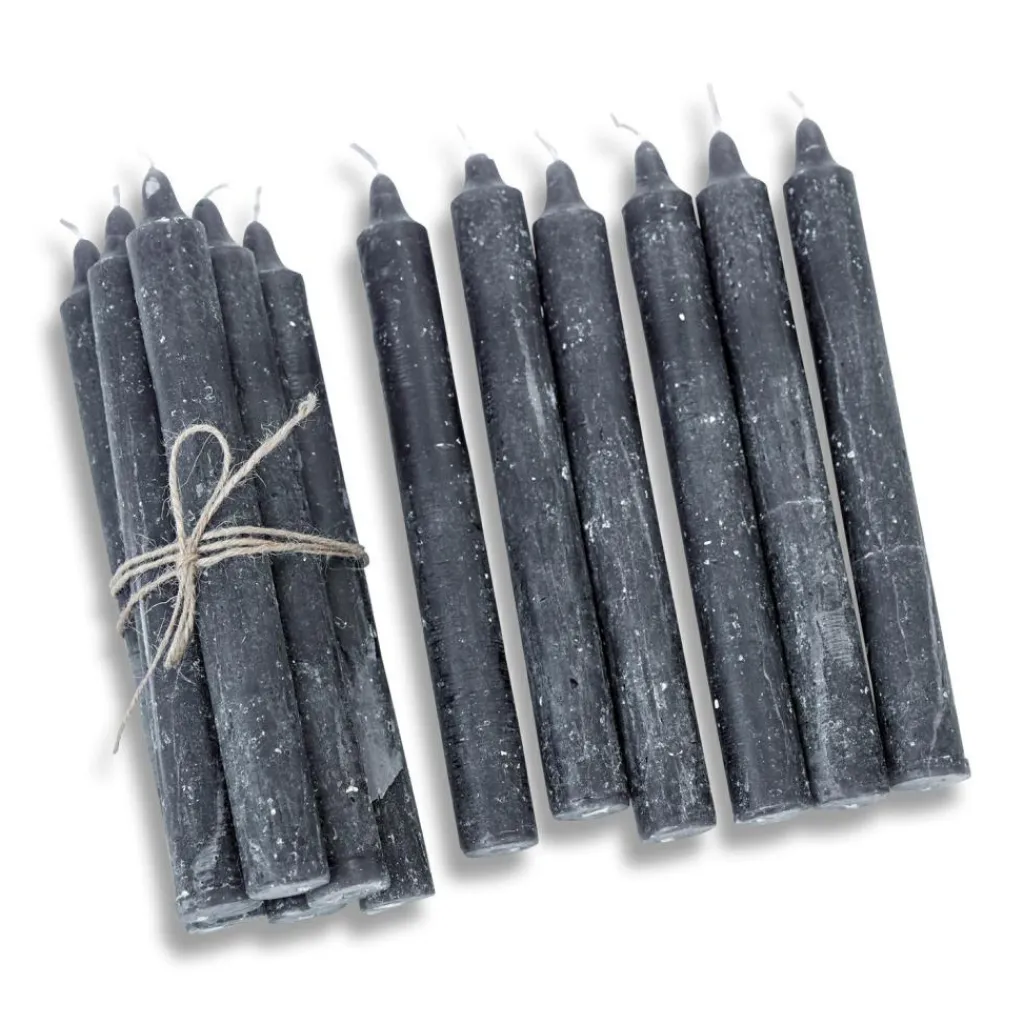 LOBERON Bougies|Porte-Bougies*Lot de 12 bougies Bauceau
