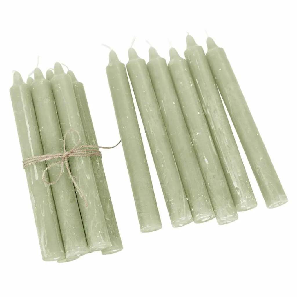 LOBERON Bougies|Porte-Bougies*Lot de 12 bougies Bauceau