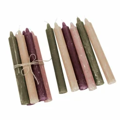 LOBERON Bougies|Porte-Bougies*Lot de 12 bougies Bauceau