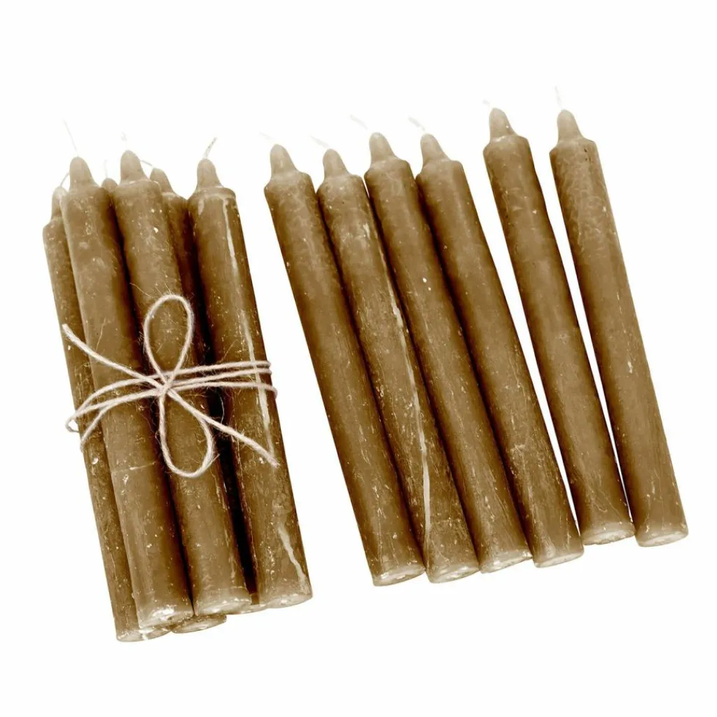 LOBERON Bougies|Porte-Bougies*Lot de 12 bougies Bauceau
