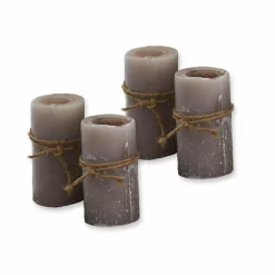 LOBERON Bougies|Porte-Bougies*Lot de 4 bougies Braga