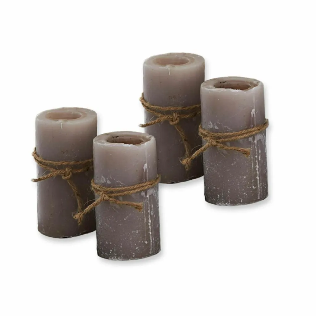 LOBERON Bougies|Porte-Bougies*Lot de 4 bougies Braga