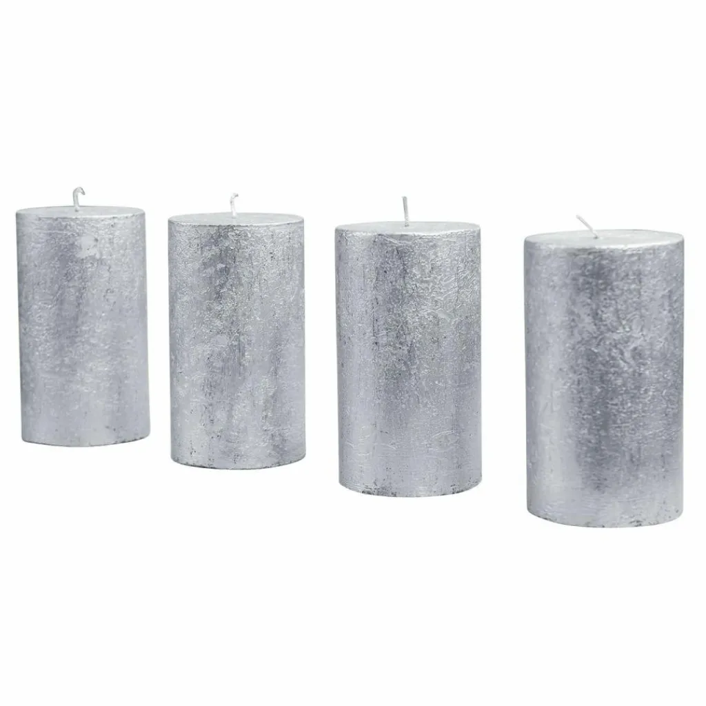 LOBERON Bougies|Porte-Bougies*Lot de 4 bougies Braga