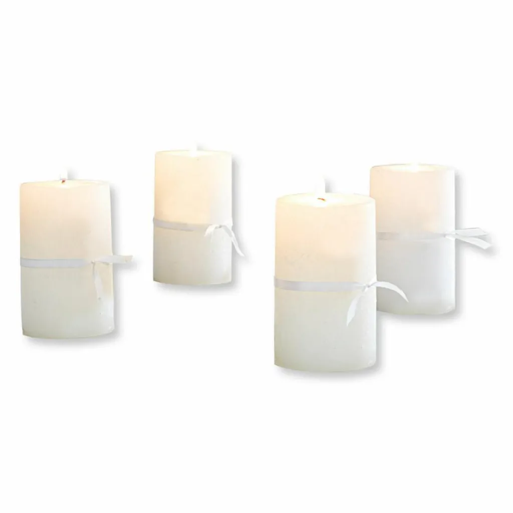 LOBERON Bougies|Porte-Bougies*Lot de 4 bougies Braga