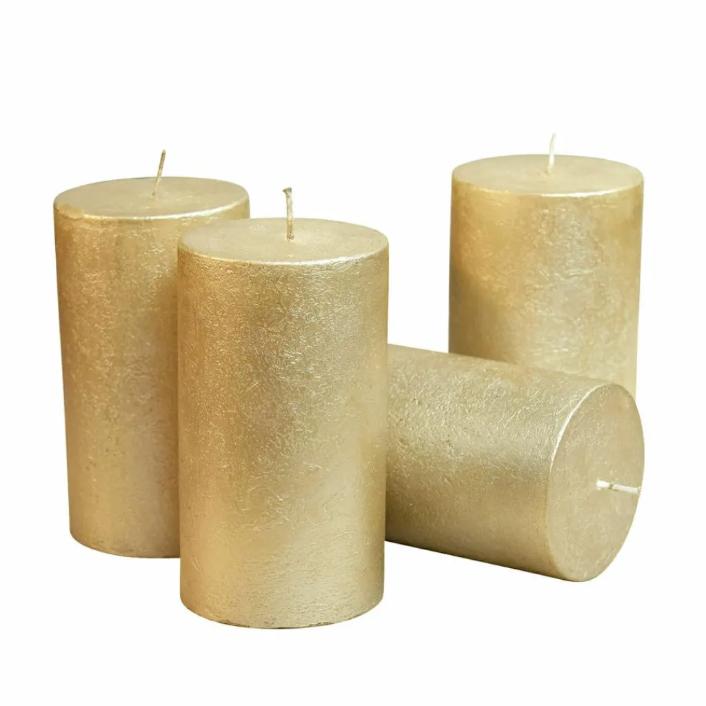 LOBERON Bougies|Porte-Bougies*Lot de 4 bougies Braga