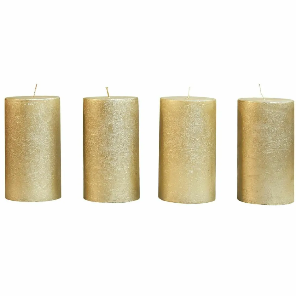LOBERON Bougies|Porte-Bougies*Lot de 4 bougies Braga