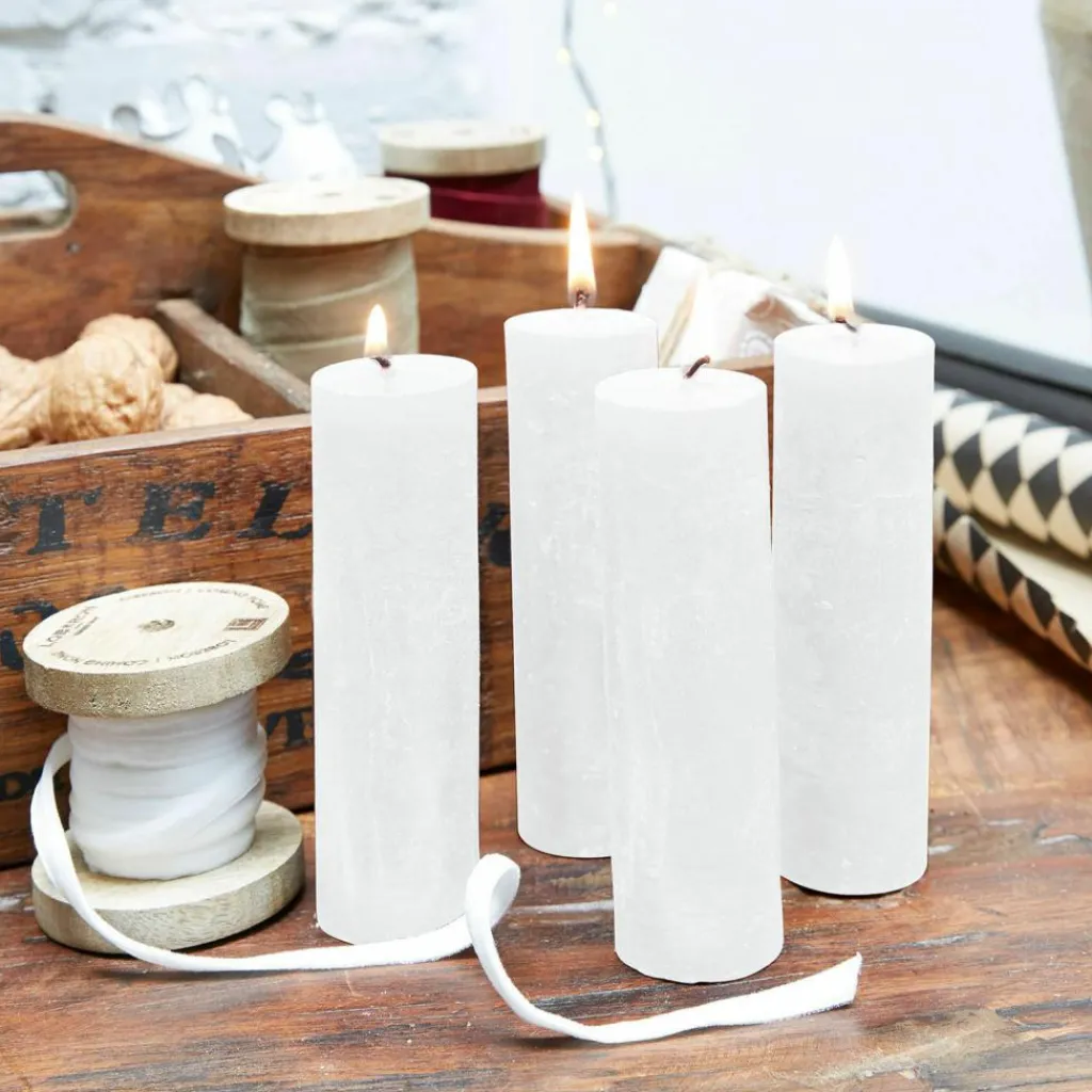 LOBERON Bougies|Porte-Bougies*Lot de 4 bougies Muriel