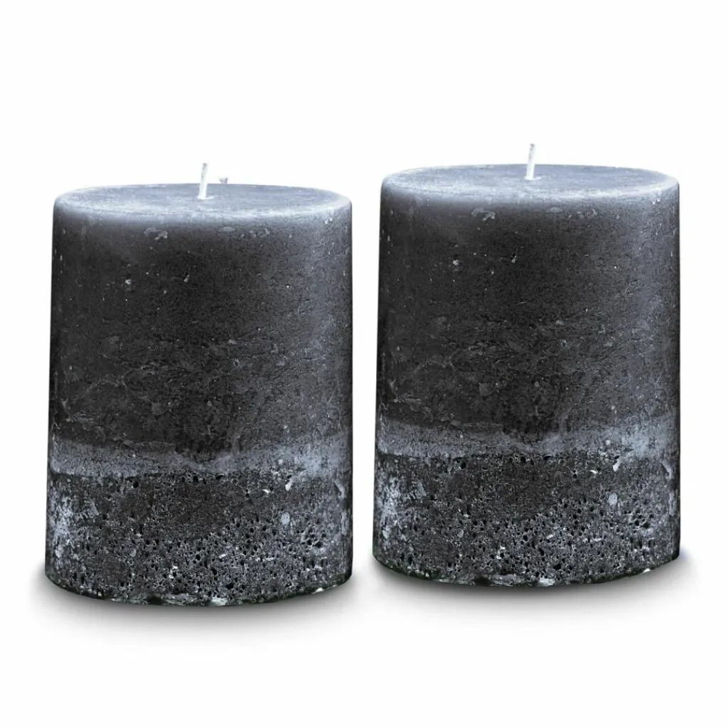 LOBERON Bougies|Porte-Bougies*Lot de 2 bougies Oviedo