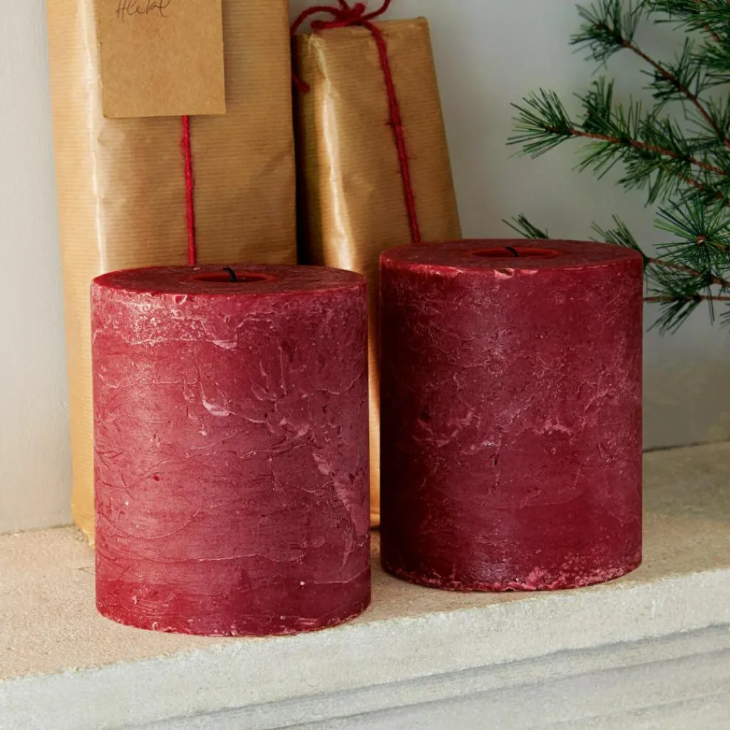 LOBERON Bougies|Porte-Bougies*Lot de 2 bougies Oviedo