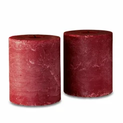 LOBERON Bougies|Porte-Bougies*Lot de 2 bougies Oviedo