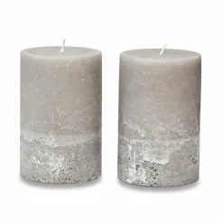 LOBERON Bougies|Porte-Bougies*Lot de 2 bougies Oviedo