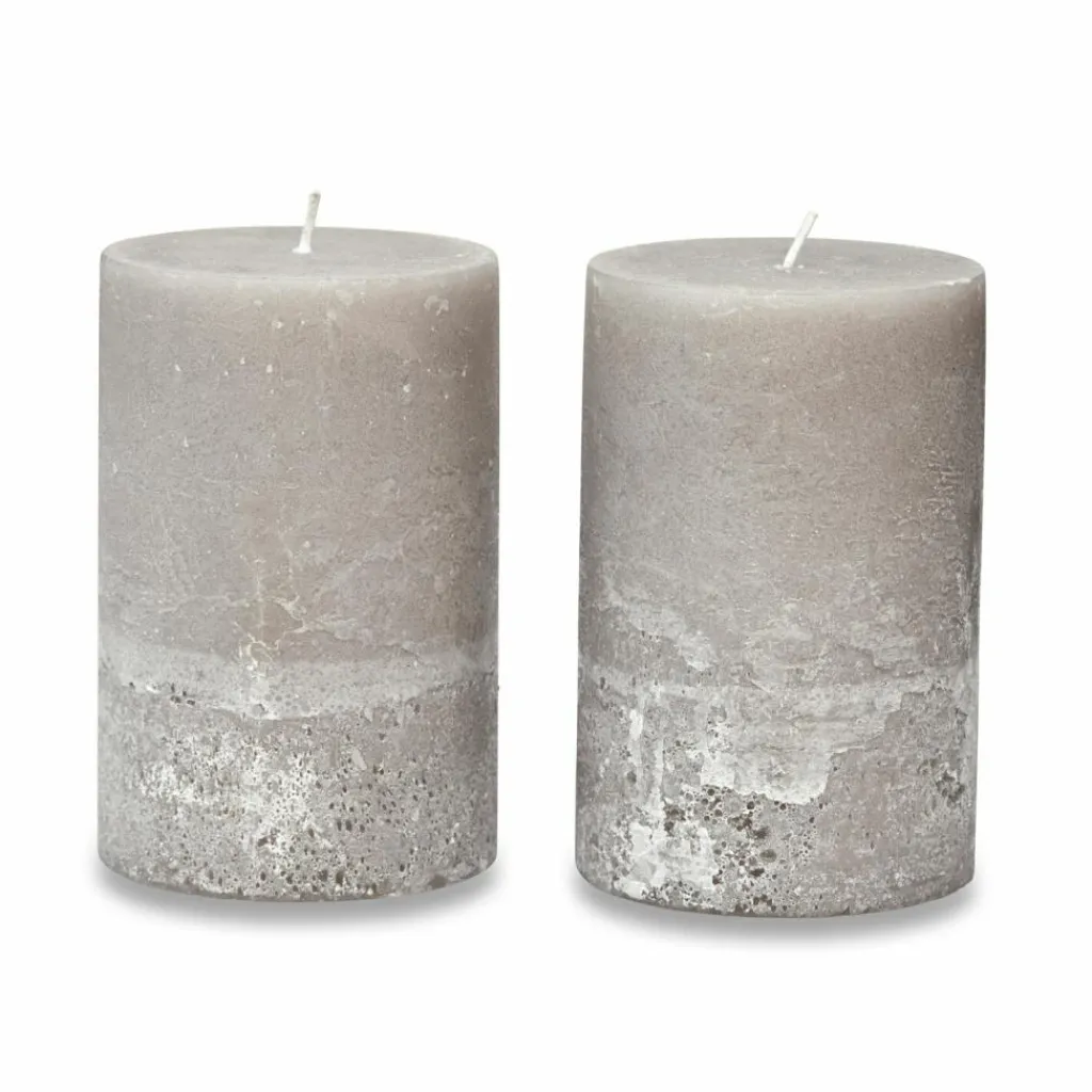 LOBERON Bougies|Porte-Bougies*Lot de 2 bougies Oviedo