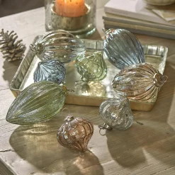 LOBERON Boules De Noël*Lot de 8 boules de Noël Azélisse