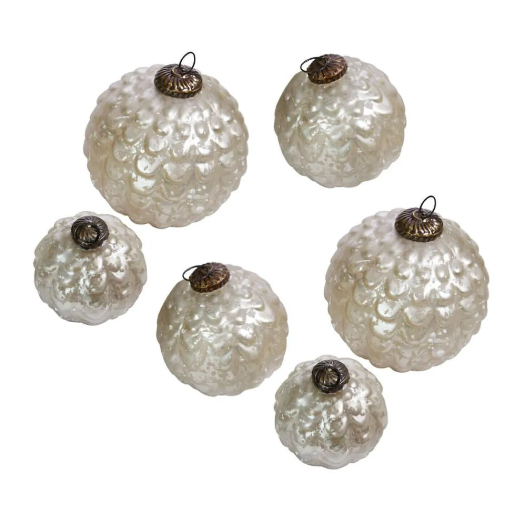 LOBERON Boules De Noël*Lot de 6 boules de Noël Domara
