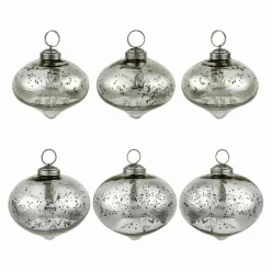 LOBERON Boules De Noël*Lot de 6 boules de Noël Isaulie