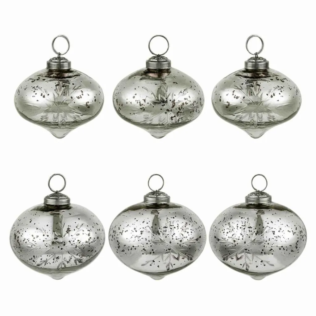 LOBERON Boules De Noël*Lot de 6 boules de Noël Isaulie