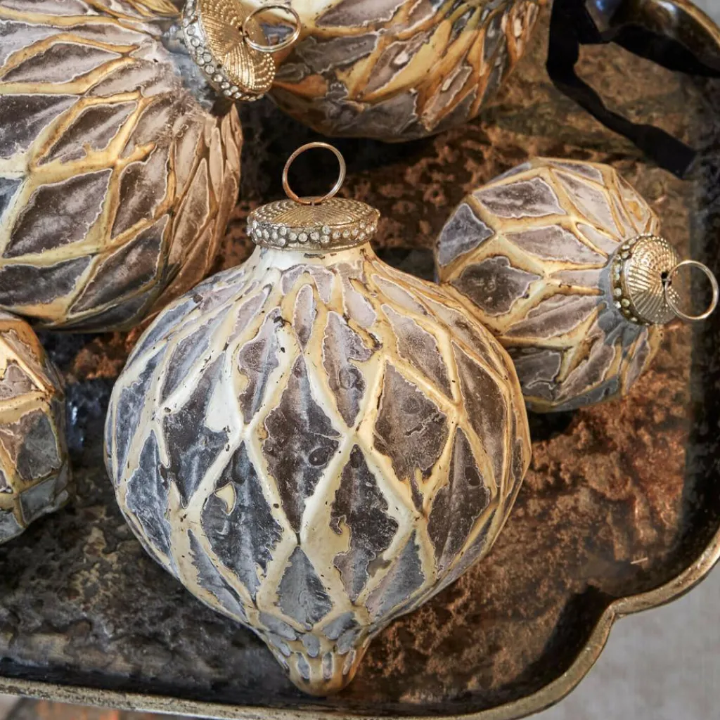 LOBERON Boules De Noël*Lot de 6 boules de Noël Lunagh