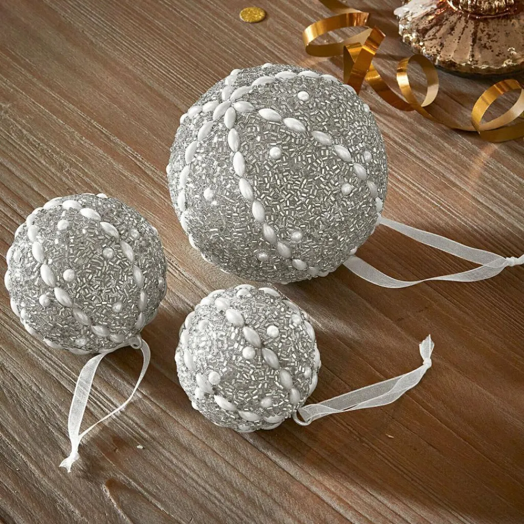 LOBERON Boules De Noël*Lot de 3 boules de Noël Maelvik
