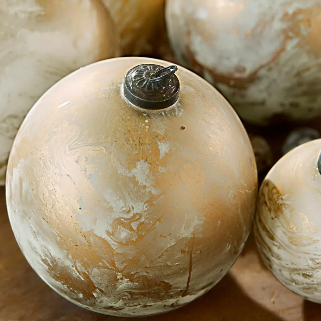 LOBERON Décorations Pour Le Sapin|Boules De Noël*Lot de 6 boules de Noël Nymeria