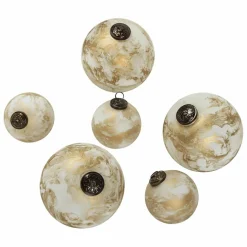 LOBERON Décorations Pour Le Sapin|Boules De Noël*Lot de 6 boules de Noël Nymeria