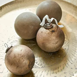 LOBERON Boules De Noël*Lot de 4 boules de Noël Ophraine