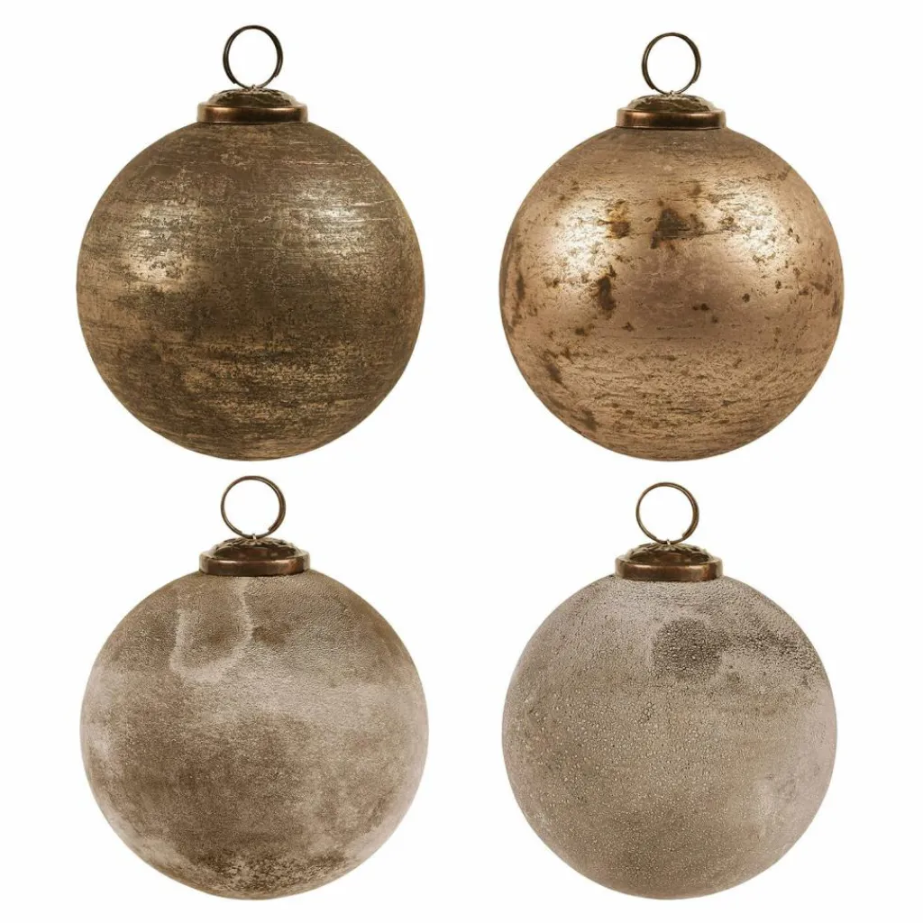 LOBERON Boules De Noël*Lot de 4 boules de Noël Ophraine