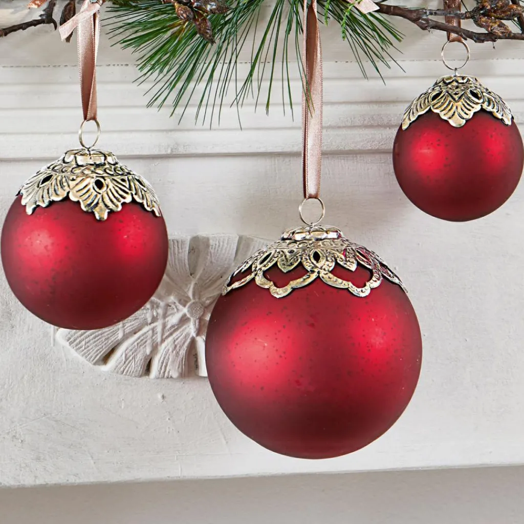 LOBERON Boules De Noël*Lot de 6 boules de Noël Valyn