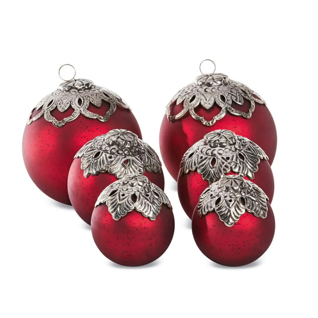 LOBERON Boules De Noël*Lot de 6 boules de Noël Valyn