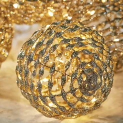 LOBERON Accessoires Lumineux|Décorations Lumineuses*Lot de 6 boules lumineuses à LED Serivane