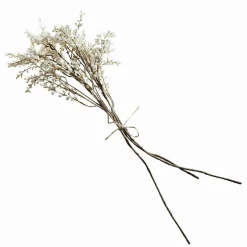 LOBERON Fleurs Séchées Et Artificielles|Décoration*Lot de 3 branches décoratives Palmyra