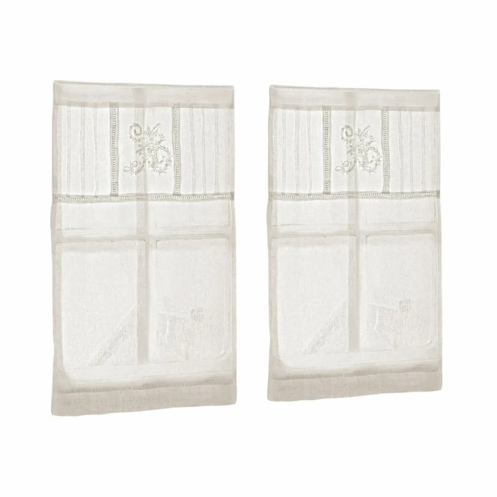 LOBERON Brise-Bise|Rideaux*Lot de 2 brise-bise Mayenne