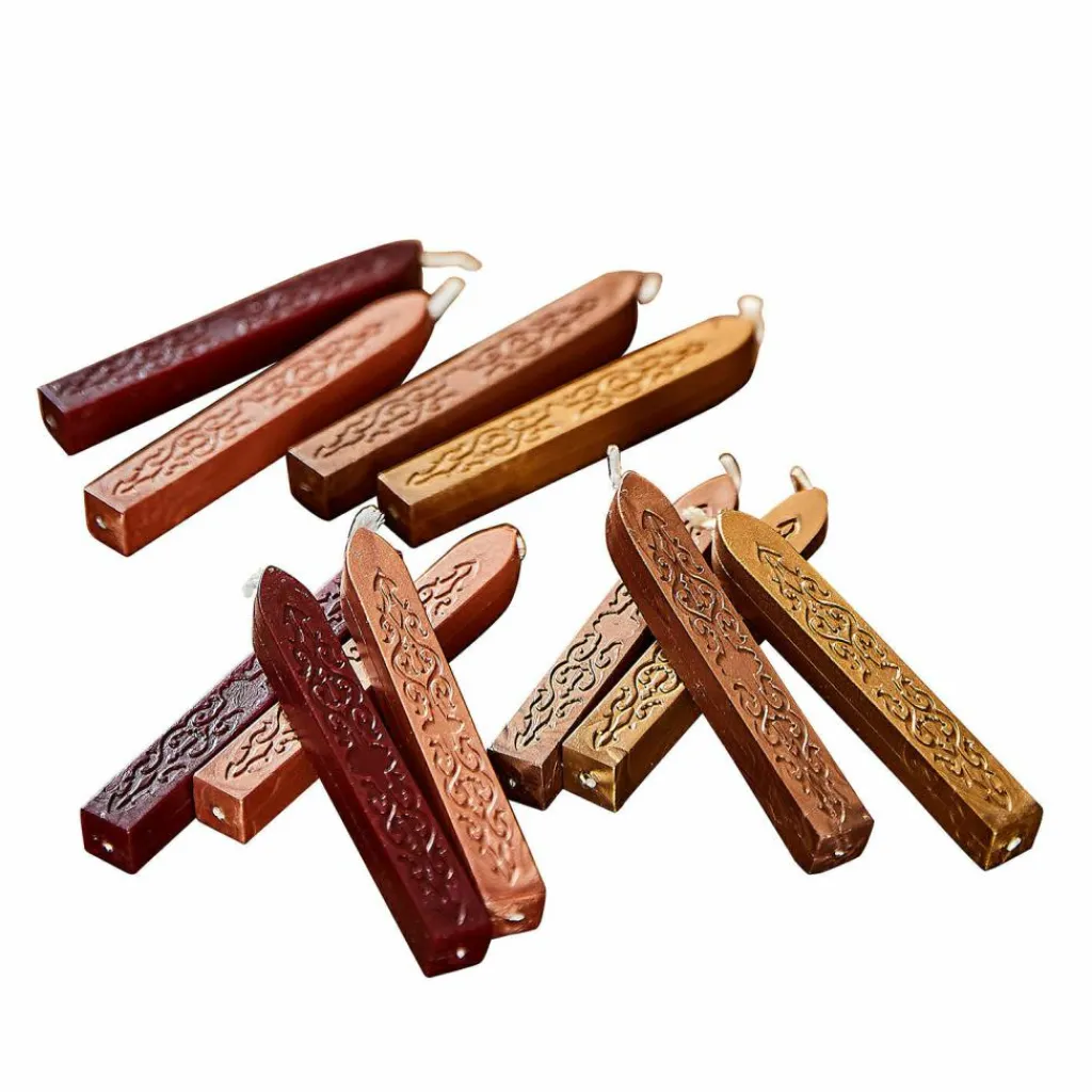 LOBERON Emballages Cadeaux|Papeterie*Lot de 12 bâtons de cire à cacheter Movique