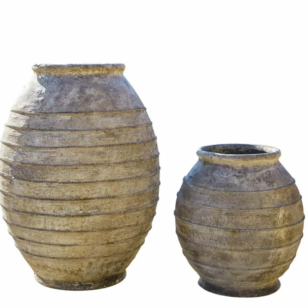 LOBERON Cache-Pots Et Amphores*Lot de 2 cache-pots Aulan